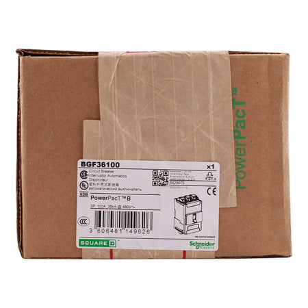 Square D PowerPacT B, BGF36100, 100A, 3P, 600Y/347V, Unit Mount, Circuit Breaker - Image 3