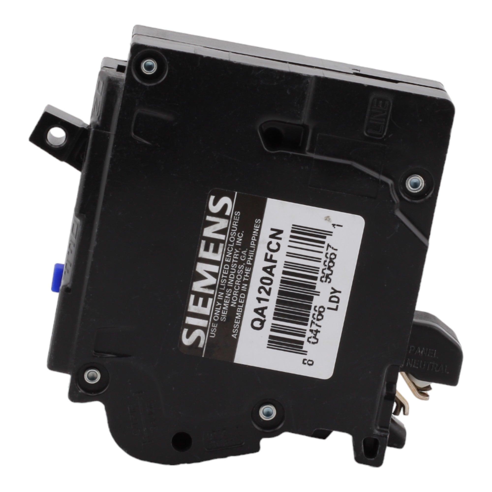 Siemens QA120AFCN 20A 1P 120V AFCI Plug on Neutral Circuit Breaker - Image 4