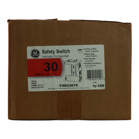 ABB Spec-Setter THN3361R 30A 3P 600V Heavy Duty NEMA 3R Non-Fused Safety Switch - Image 2