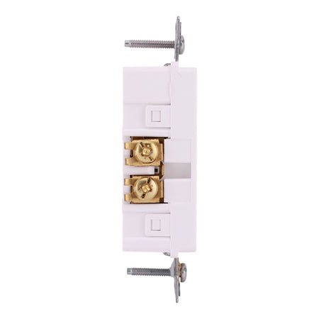 Square D X Series, SQR44104WH, 15A, 125V, TR/WR, Decorator Duplex Receptacle, White - Image 6