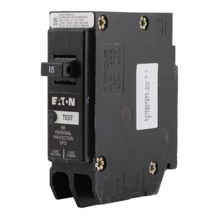 Eaton BR BRP115GF 15A 1P 120V GFCI Plug-On Neutral Circuit Breaker - Image 3
