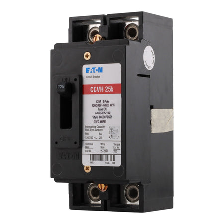 Eaton Type CCV CCVH2125 125A 2P 120/240V Tenant Main Circuit Breaker - Image 3
