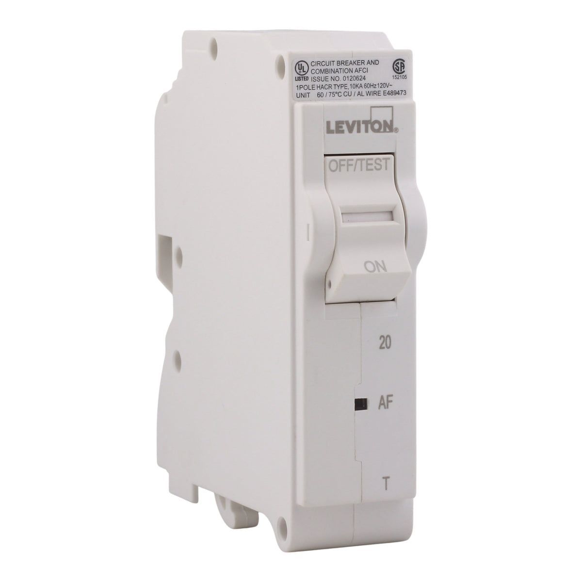 Leviton LB120-AFT 20A 1P 120V AFCI Plug-On Neutral Circuit Breaker - Image 10