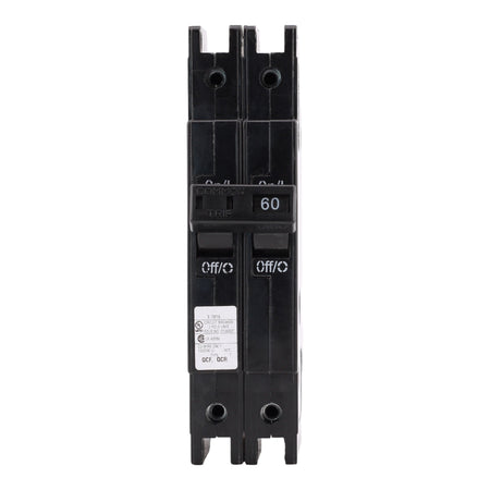 Eaton Quicklag QCF2060 60A 2P 120/240V Thermal-Magnetic Cable-In/Cable-Out Circuit Breaker - Image 4