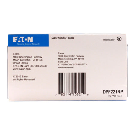 Eaton, DPF Series, DPF221RP, 30A, 2-Pole, 120/240V, Fused Pullout, AC Disconnect, NEMA 3R - Image 4