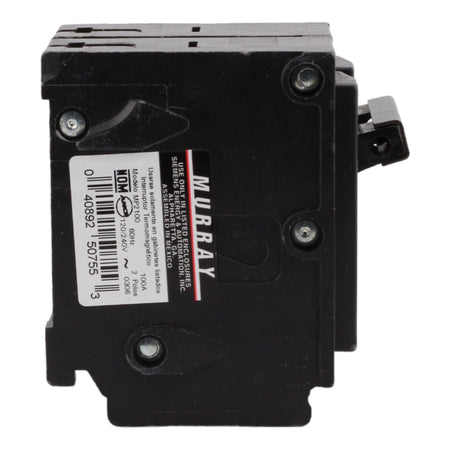 Murray MP2100 100 Amp Double Pole Main Circuit Breaker - 120/240V, Plug-On, UL Listed - Image 4