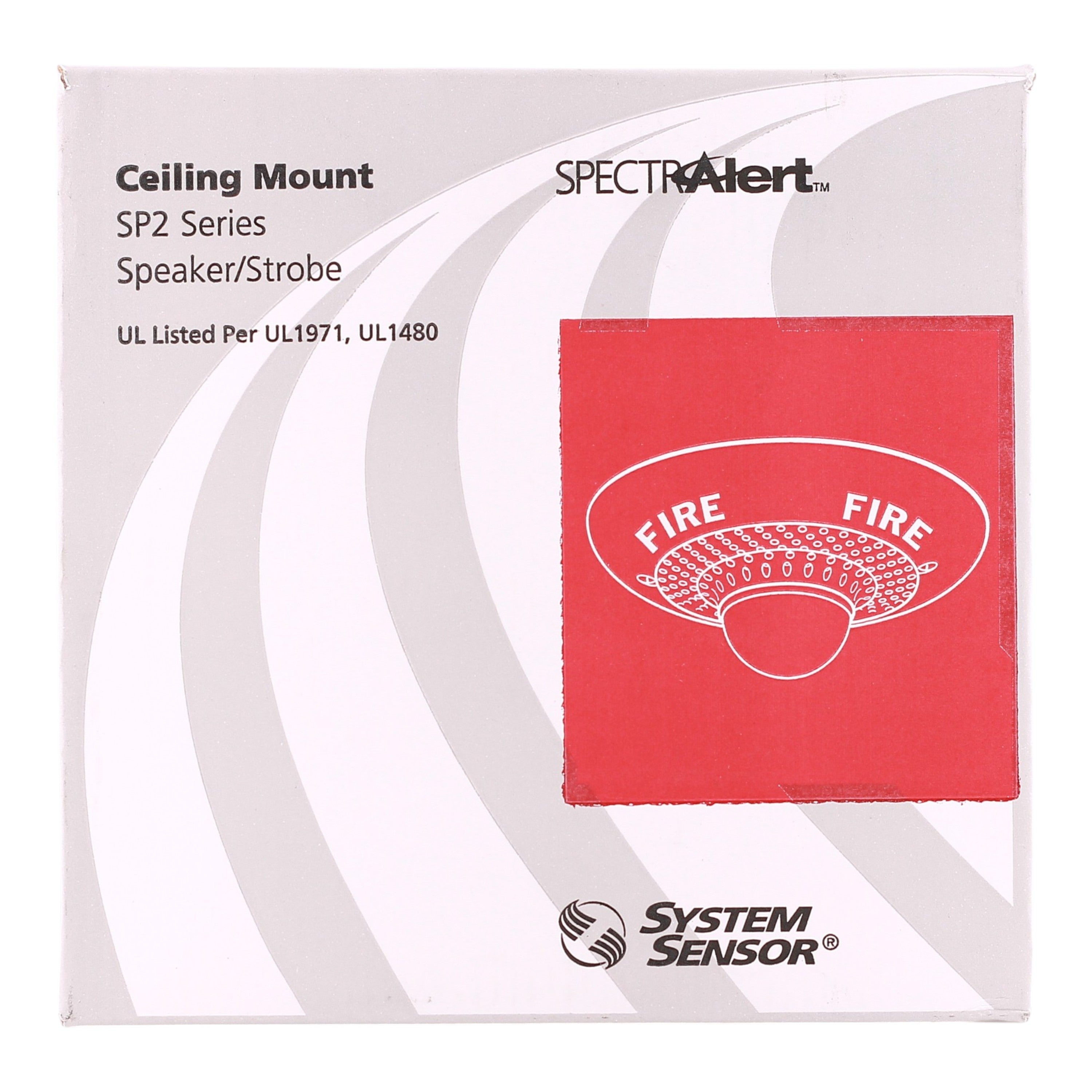 System Sensor SpectrAlert, SP2C2430, 24V, 30cd, Ceiling Mount, Speaker/Strobe, White - Image 4