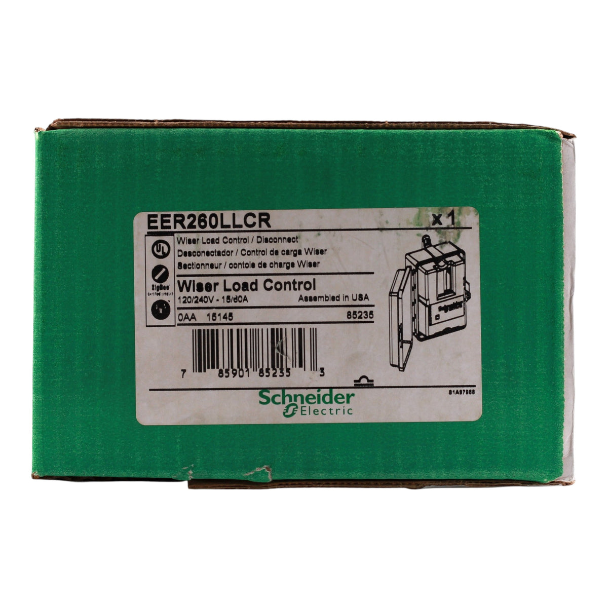 Square D Wiser, EER260LLCR, 60A, 120/240V, Load Control/Disconnect, Energy Monitor - Image 3