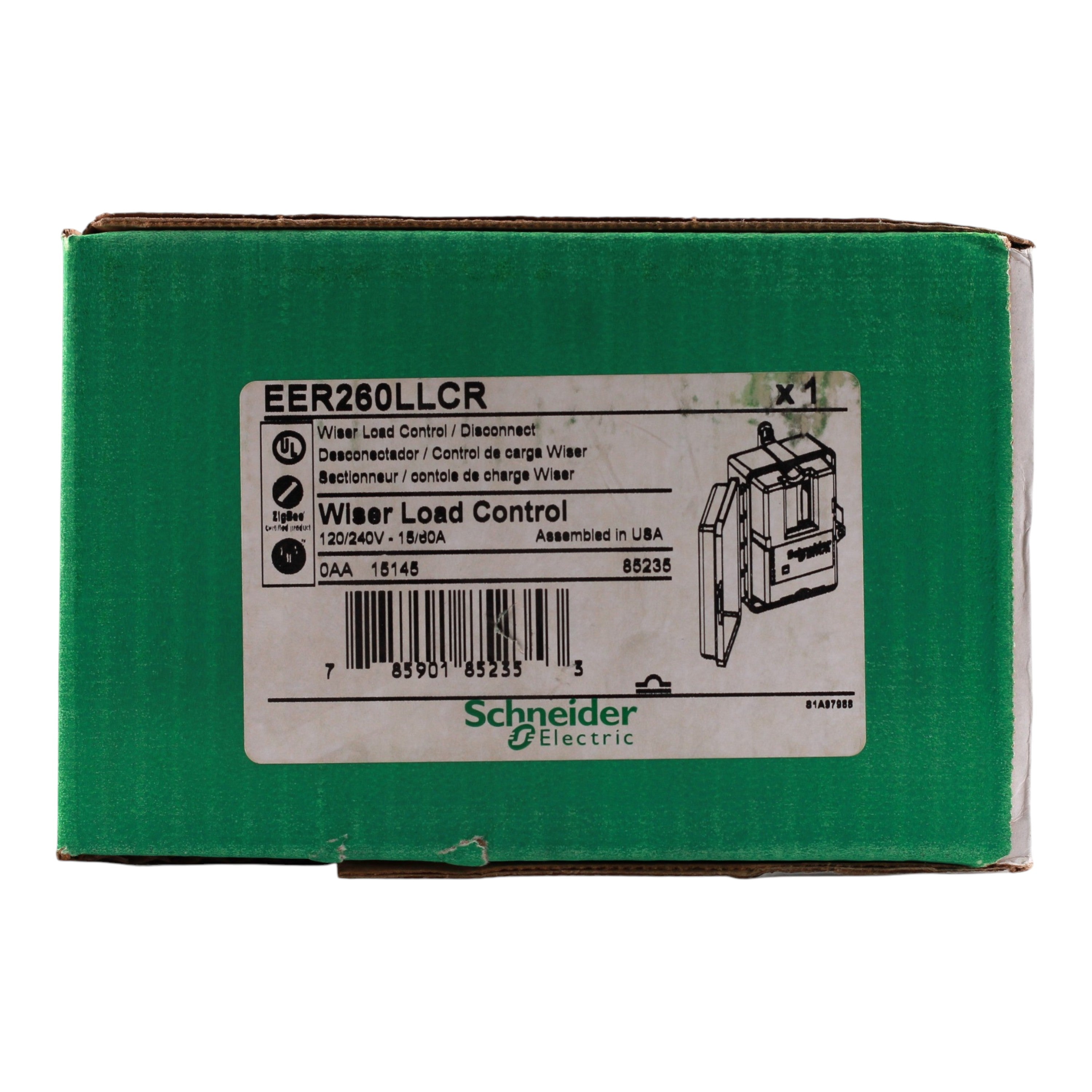 Square D Wiser, EER260LLCR, 60A, 120/240V, Load Control/Disconnect, Energy Monitor - Image 3