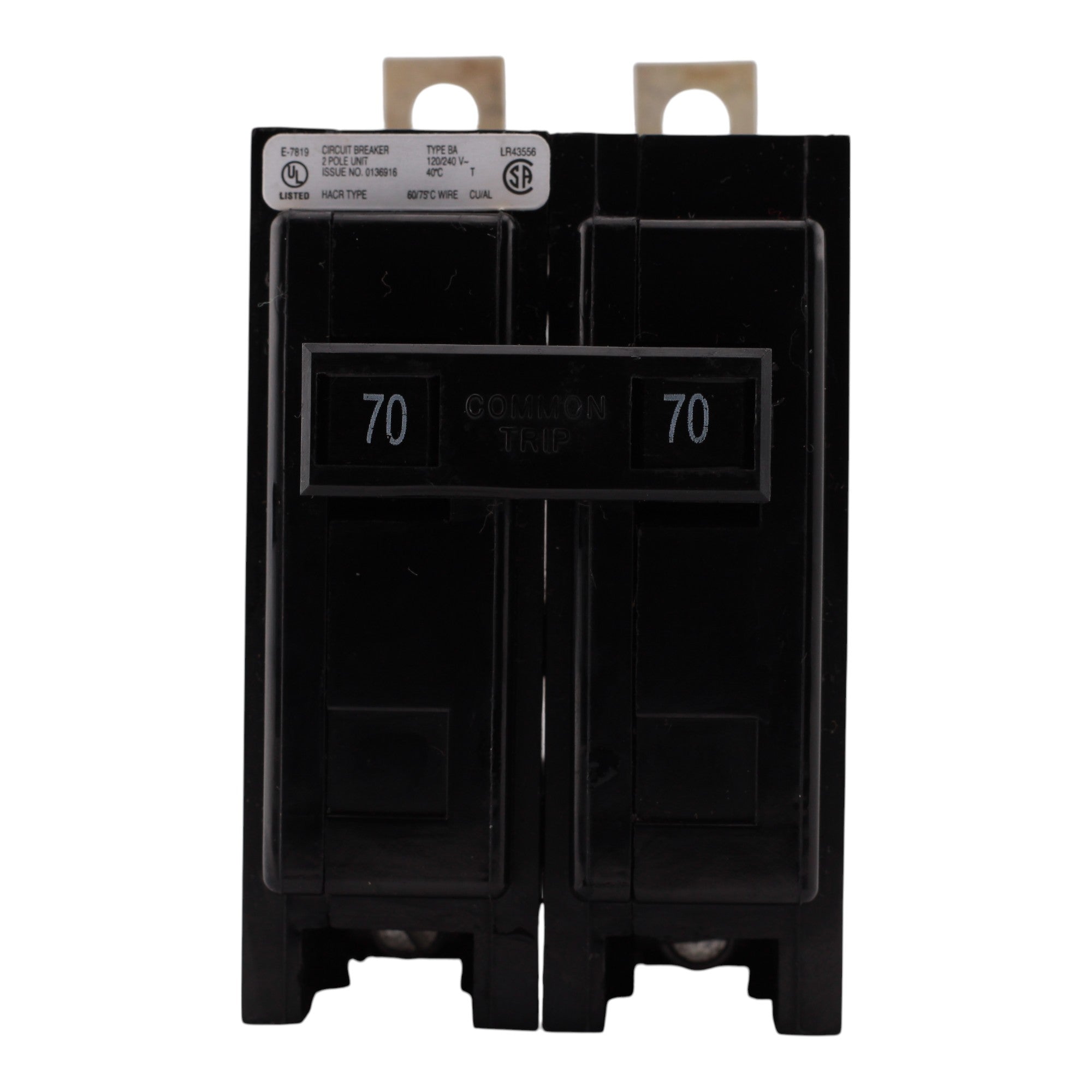 Eaton BAB, BAB2070, 70A, 2P, 120/240V, Bolt-On, Circuit Breaker - Image 10