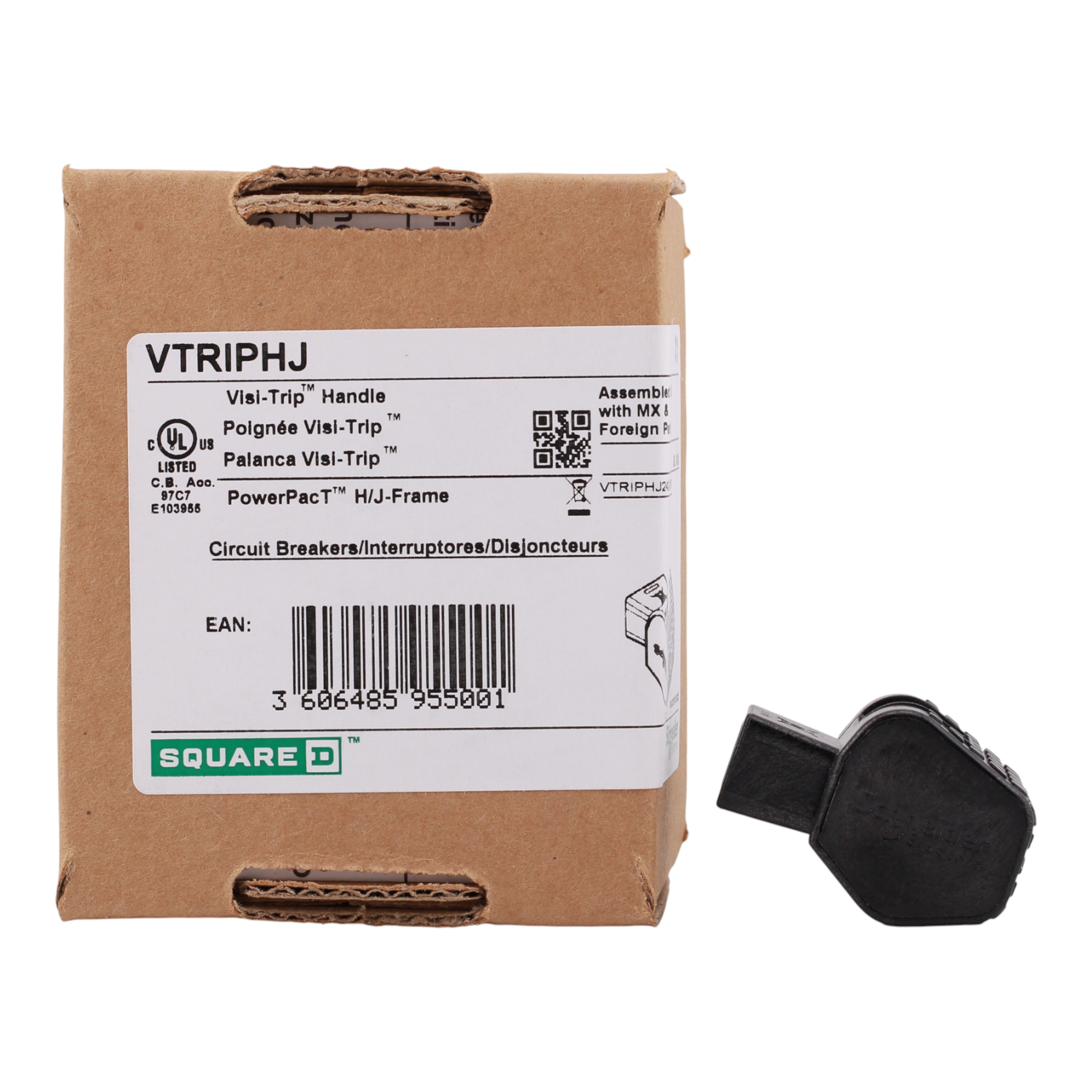 Square D HDA36050 Circuit breaker, PowerPacT H, 50A, 3P, 600VAC, 14kA, I-Line, thermal magnetic, 80%, ABC - Image 4