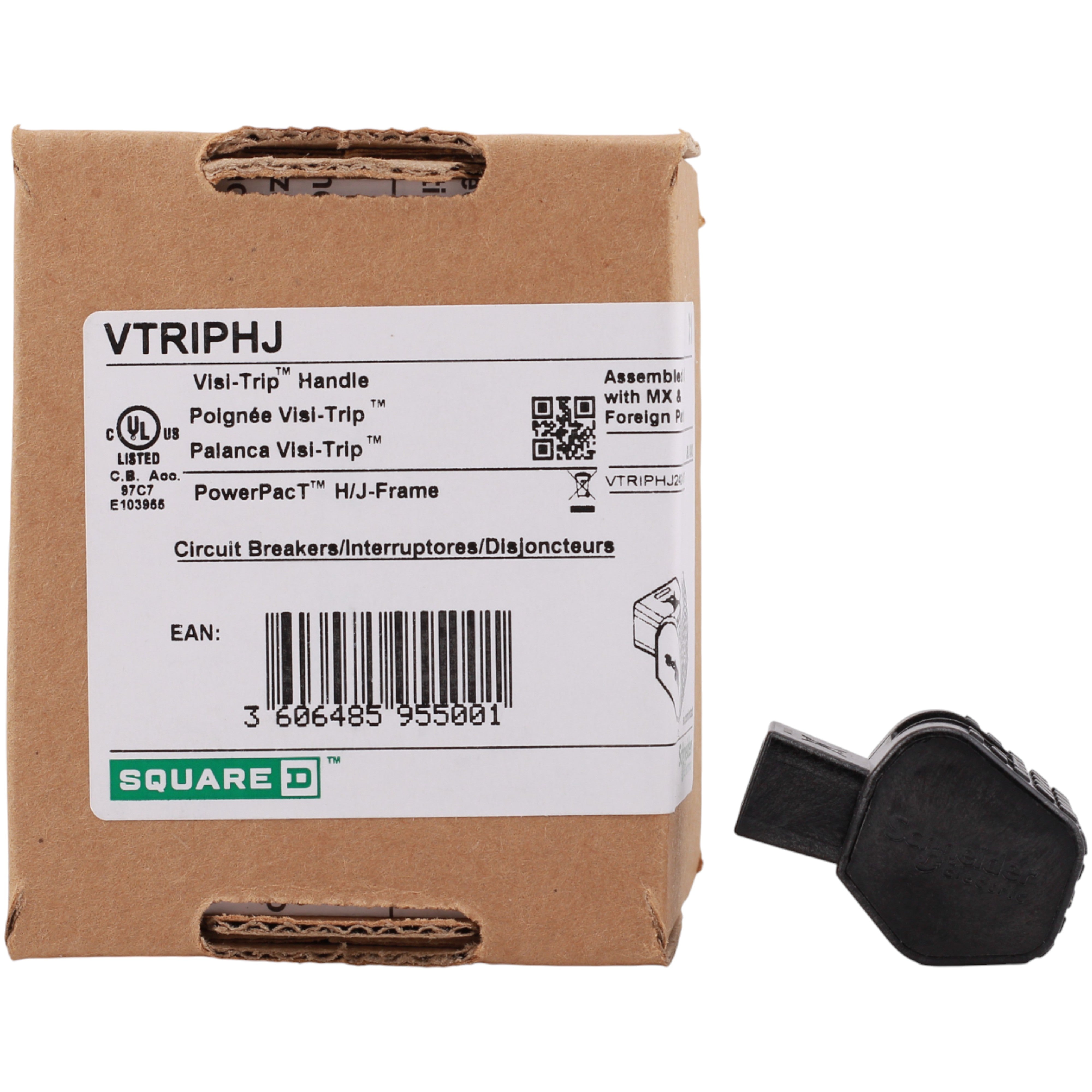 Square D HDA36060 Circuit breaker, PowerPacT H, 60A, 3 pole, 600VAC, 14kA, I-Line, ABC - Image 4