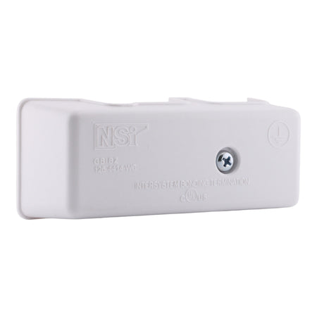 NSI Polaris, GBIBZ-126-4414-WC, 4-Circuit, 2-6 AWG Main, 4-14 AWG Taps, Bronze, Intersystem Bonding Connector with Cover - Image 3