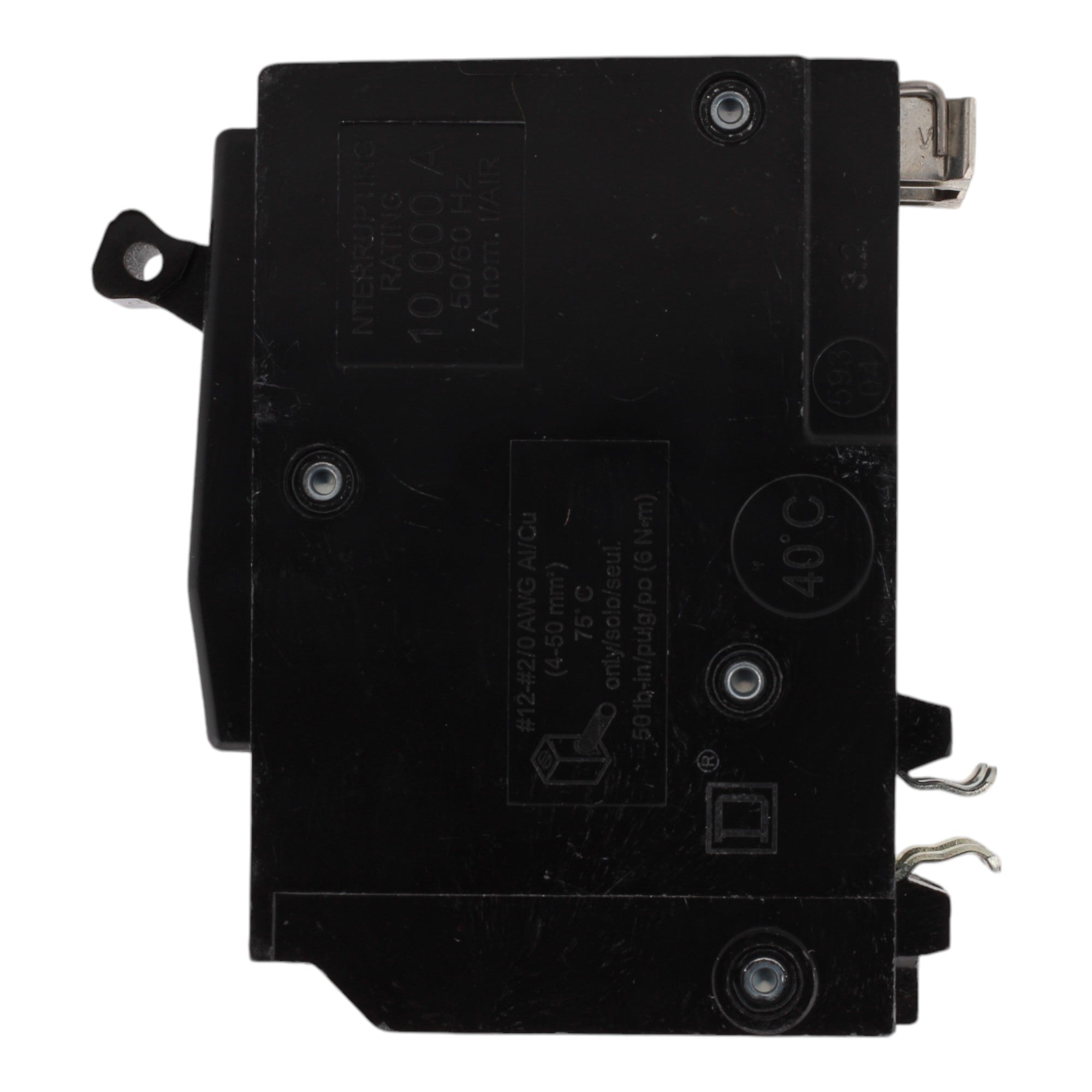 Square D QO2100C 100 Amps 120/240 Volts Two-Pole Standard Circuit Breaker Plug-In for QO Panels - Image 5
