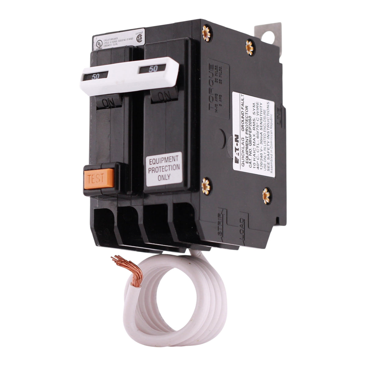 Eaton QBGFEP, QBGFEP2050, 50A, 2P, 120/240V, GFCI, Pigtail Neutral, Circuit Breaker - Image 5