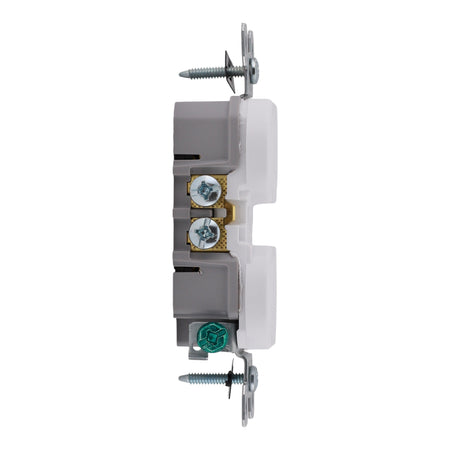 Pass & Seymour Trademaster PACK-10  3232TRW 15A 125V Tamper-Resistant Duplex Receptacle White - Image 5