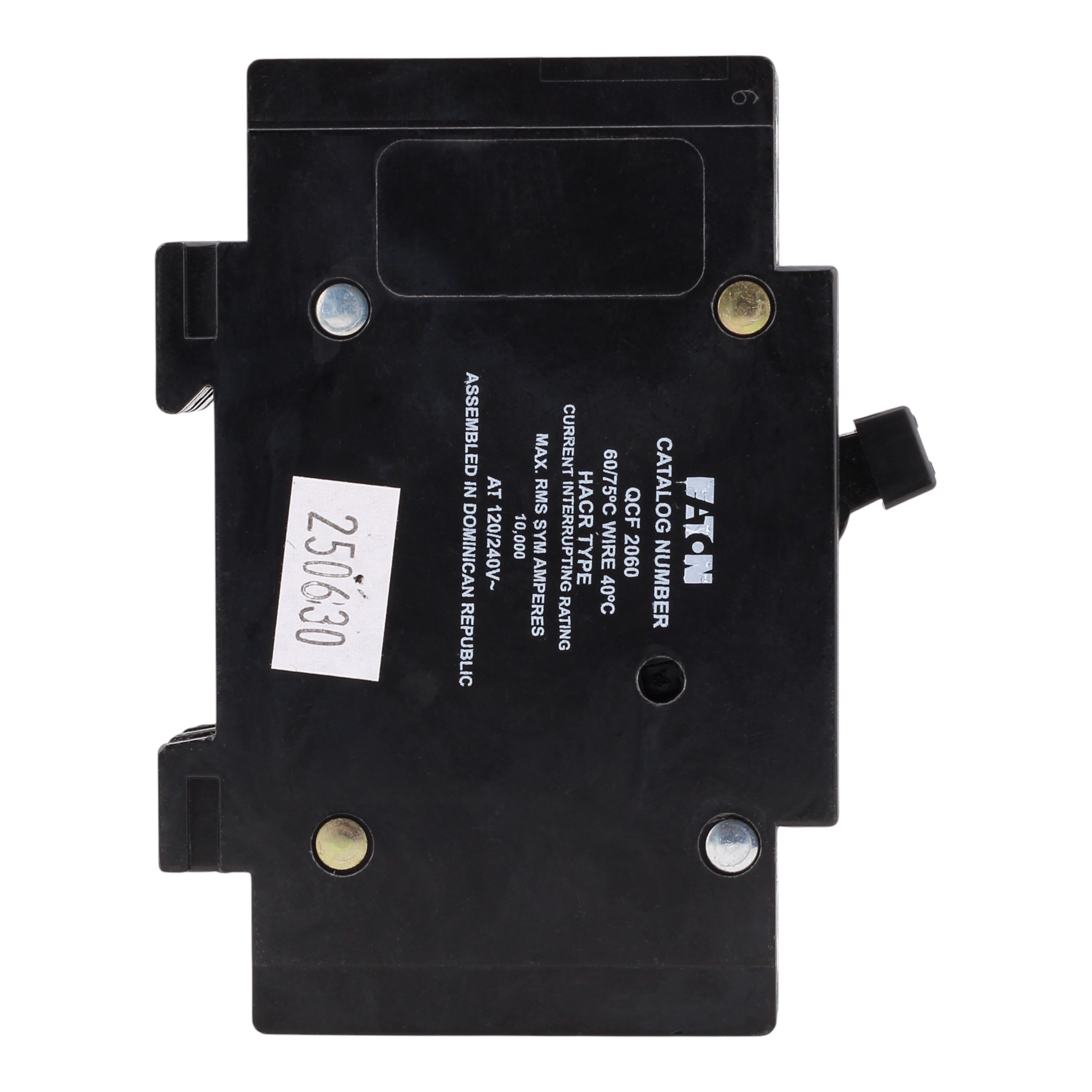 Eaton Quicklag QCF2060 60A 2P 120/240V Thermal-Magnetic Cable-In/Cable-Out Circuit Breaker - Image 5