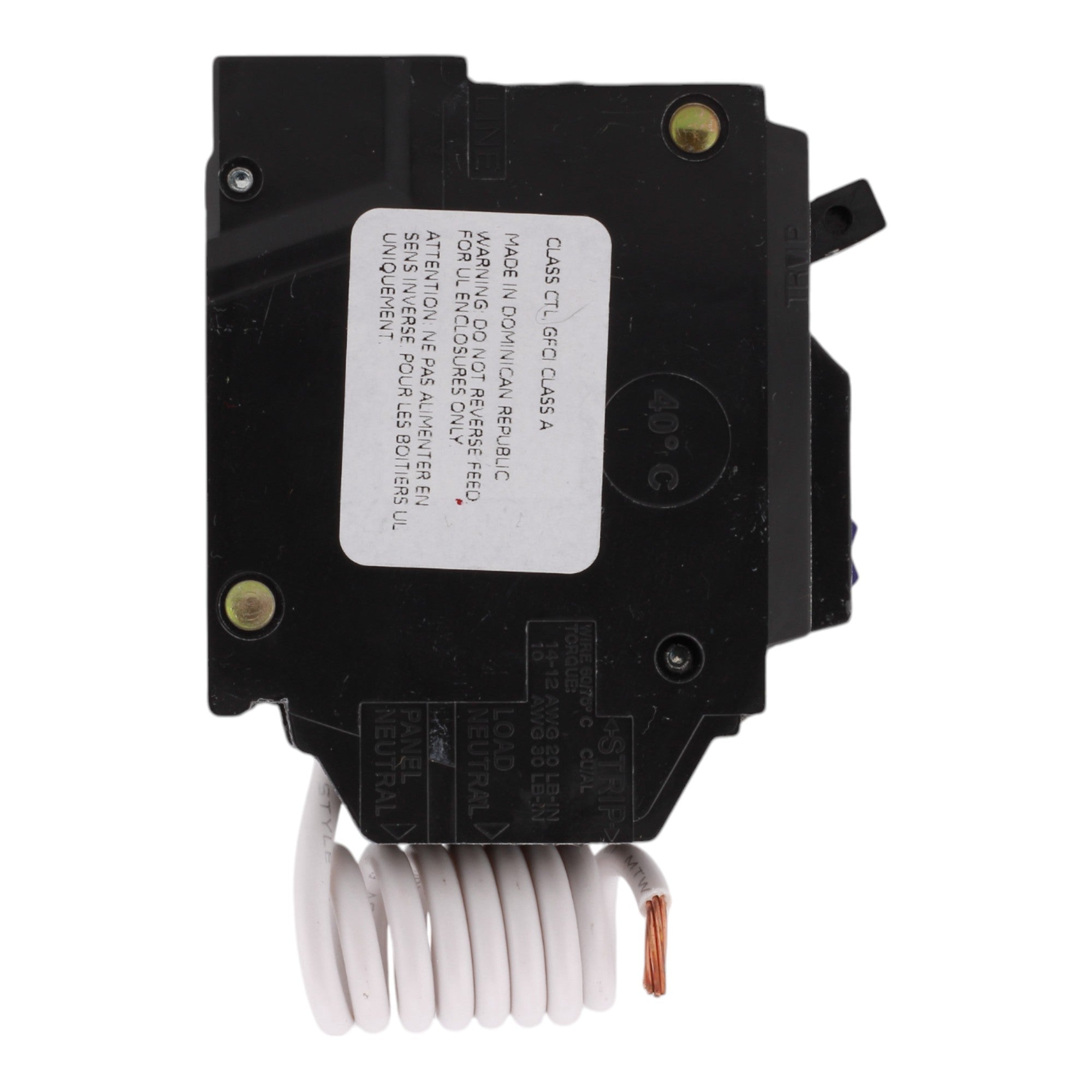 GE THQL1120DF 20 Amps 120 Volts Single Pole Dual Function AFCI/GFCI Circuit Breaker with Pigtail - Image 4
