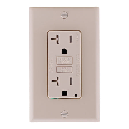 Leviton SmartlockPro, GFTR2-T, 20A, 2P, 125V, Slim GFCI, Tamper-Resistant, Outlet - Image 6