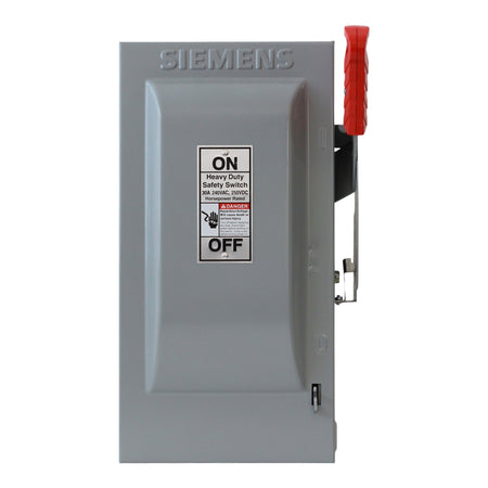 Siemens HF, HF221N, 30A, 2-Pole, 240VAC/250VDC, NEMA 1, Fusible Heavy Duty Safety Switch - Image 5
