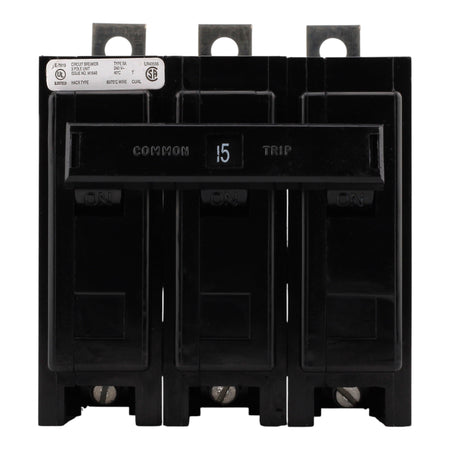 Eaton Quicklag BAB3015H 15A 3P 240V Thermal-Magnetic Bolt-On Circuit Breaker - Image 3