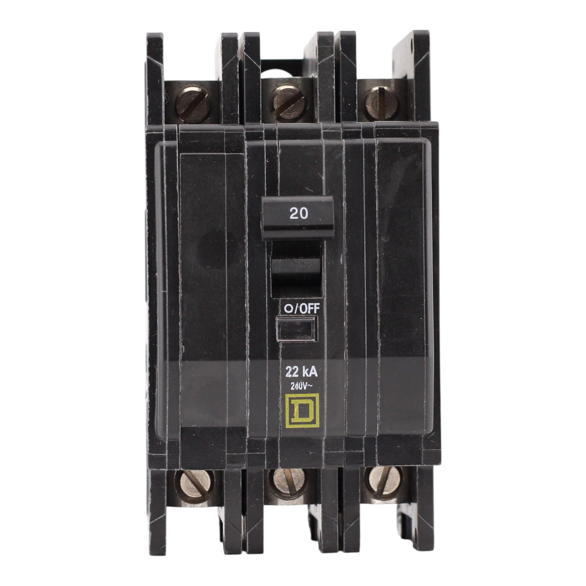 Square D QOU, QOU320VH, 20A, 3P, 240V, 22kA, Circuit Breaker - Image 4