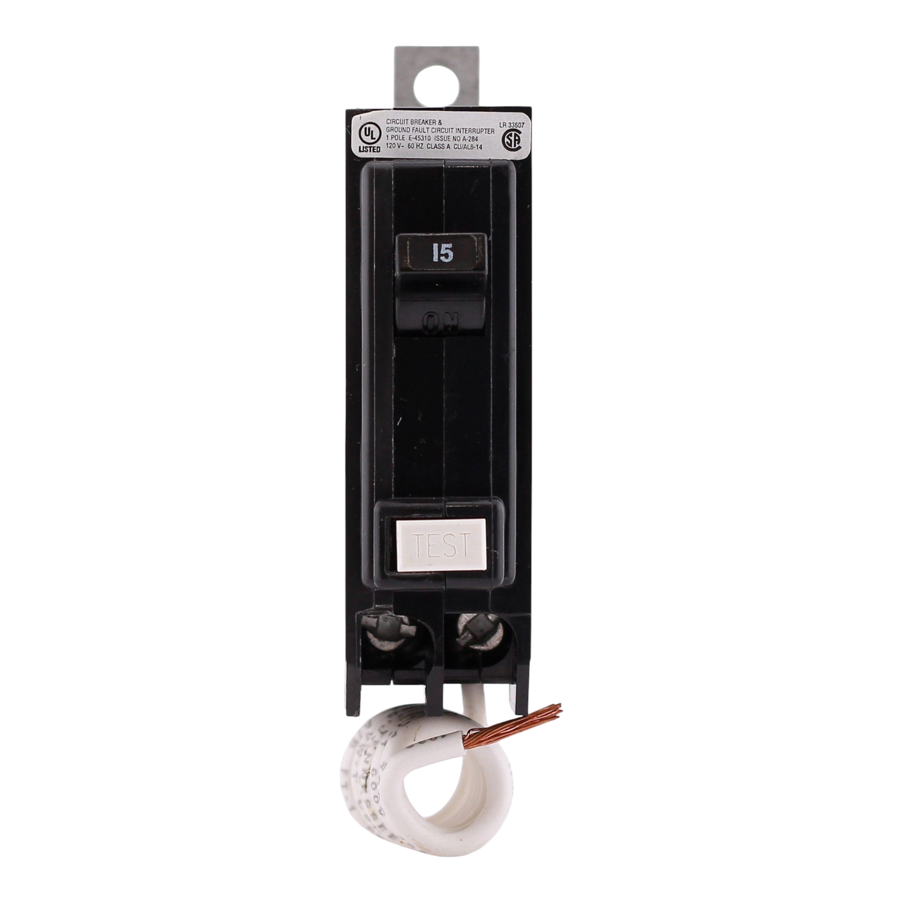 Eaton QB, QBGF1015, 15A, 1P, 120V, GFCI, Pigtail Neutral, Circuit Breaker - Image 4