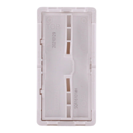 Square D X Series, SQR16100WH, Rocker Cover Plate, Snap-On, Matte White. - Image 5