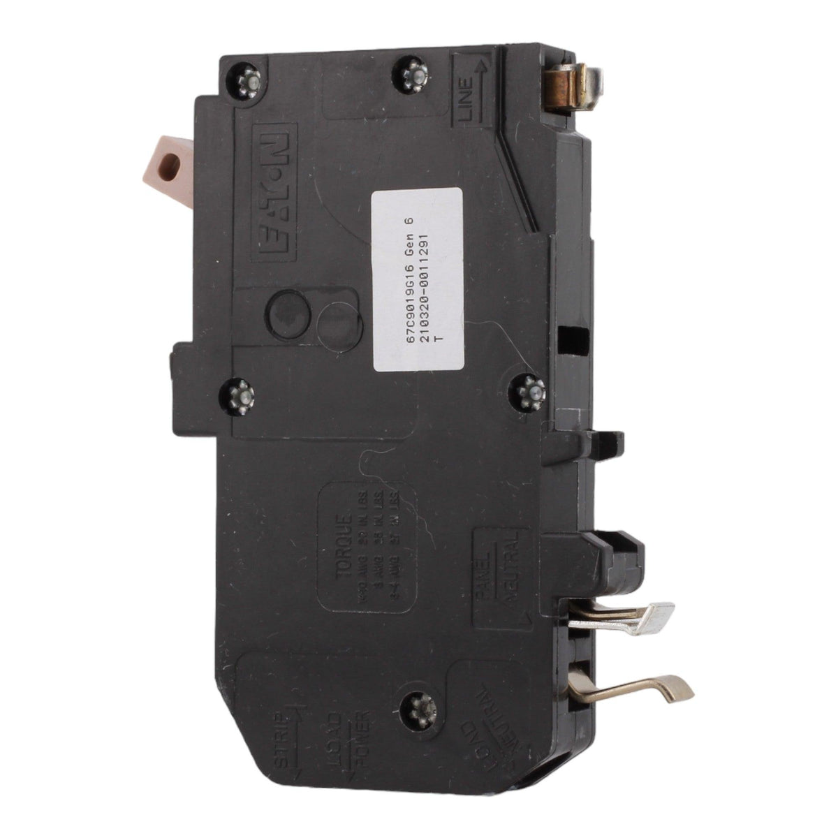 Eaton CHFP115GF, 15 Amps, 120/240 Volts, Single Pole, GFCI Ground Fault Circuit Breaker, Plug-On Neutral, for CH Loadcenters - Image 4