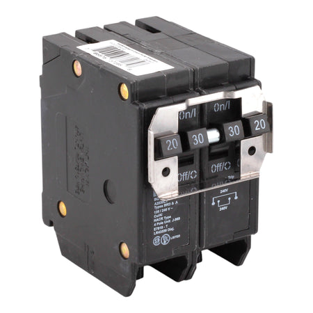 Eaton BR BQC220230 20/30A 4P 120/240V Quadplex CTL Plug-On Circuit Breaker