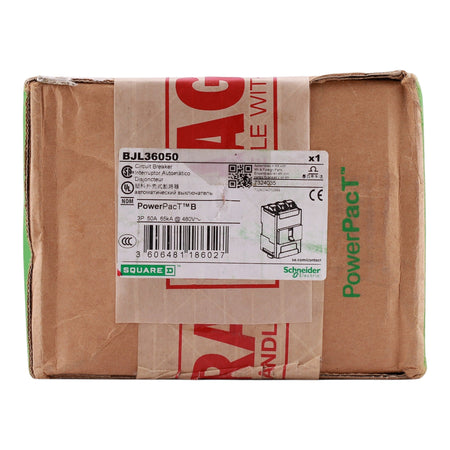 Square D PowerPacT B, BJL36050, 50A, 3P, 600Y/347V, Lugs, Circuit Breaker - Image 3
