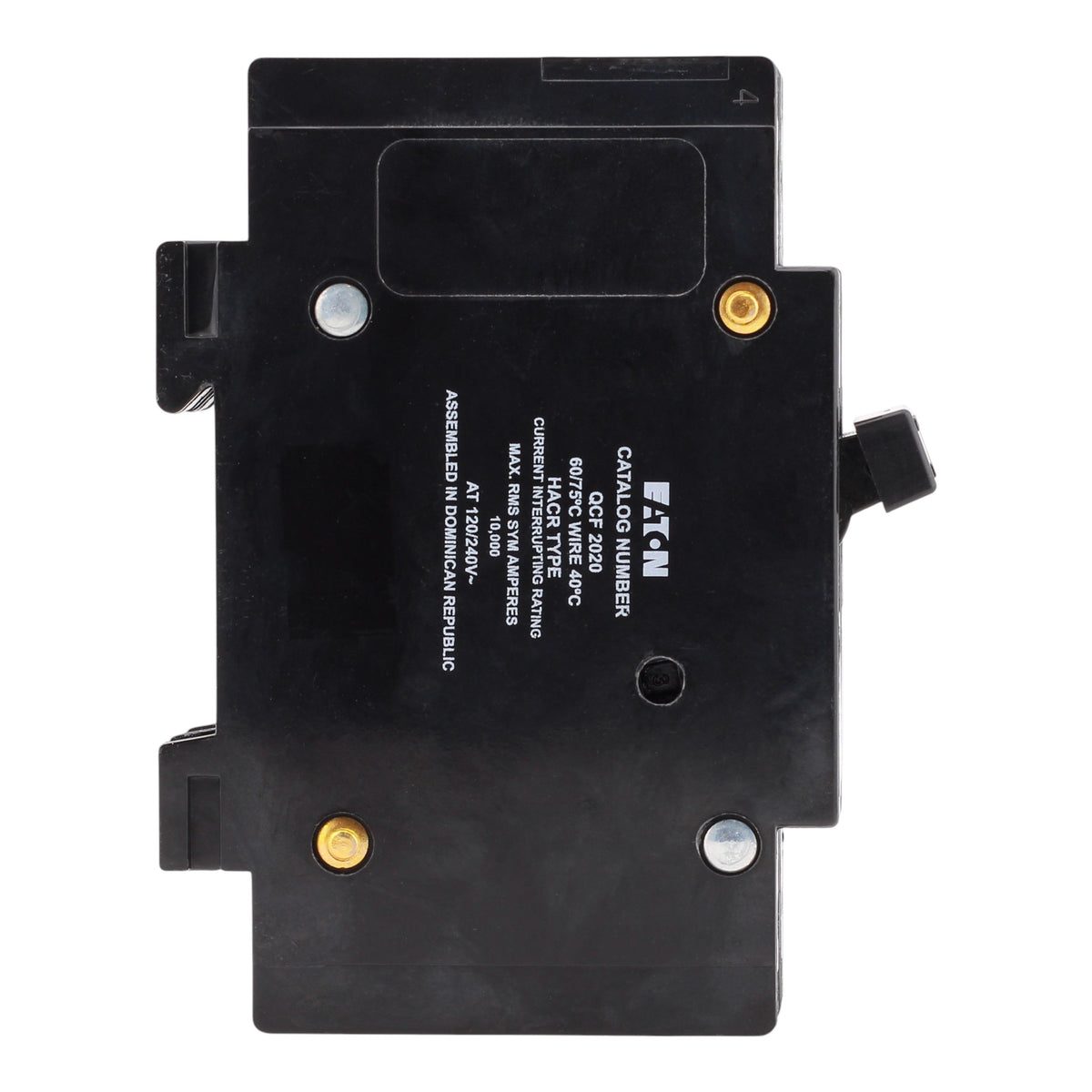 Eaton Quicklag QCF2020 20A 2P 120/240V Thermal-Magnetic Cable-In/Cable-Out Circuit Breaker - Image 5