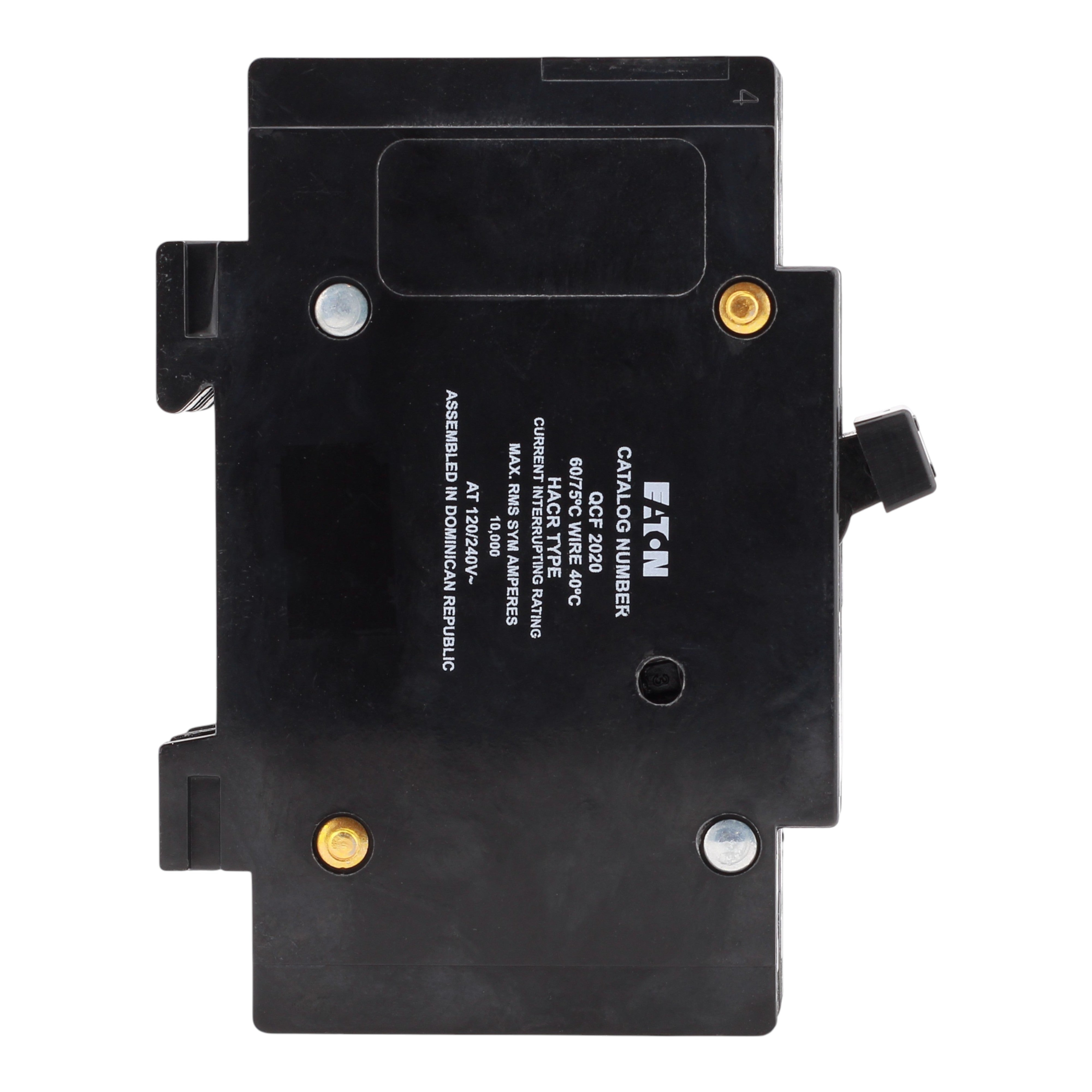 Eaton Quicklag QCF2020 20A 2P 120/240V Thermal-Magnetic Cable-In/Cable-Out Circuit Breaker - Image 5