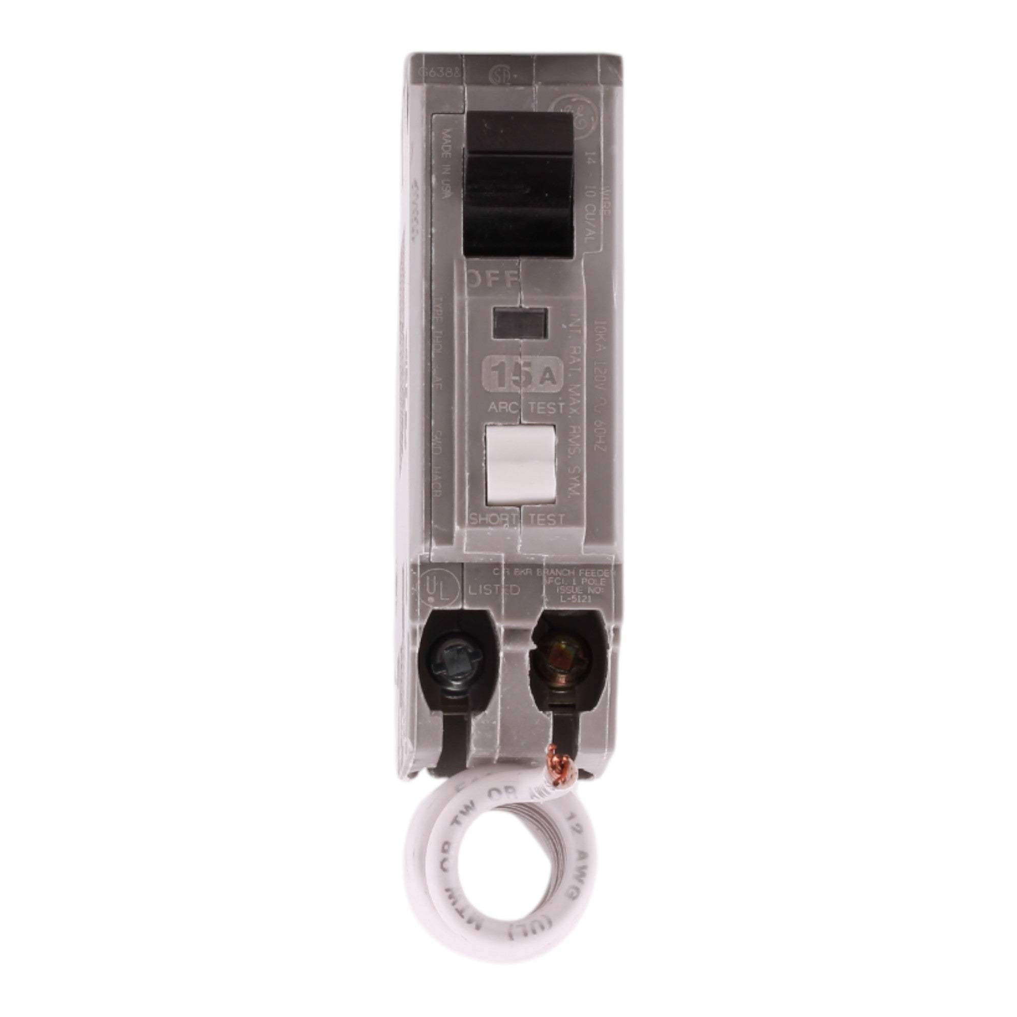 GE Q-Line THQL1115AF 15A 1P 120V AFCI Pigtail Neutral Circuit Breaker - Image 12