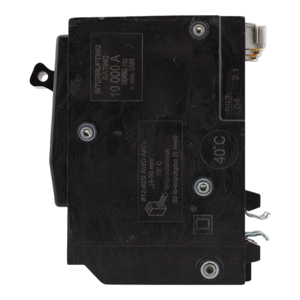 Square D QO3100, 100 Amps, 120/240 Volts, Triple Pole, Miniature Circuit Breaker, Standard Trip, Plug-In Mount, for QO Panels - Image 4