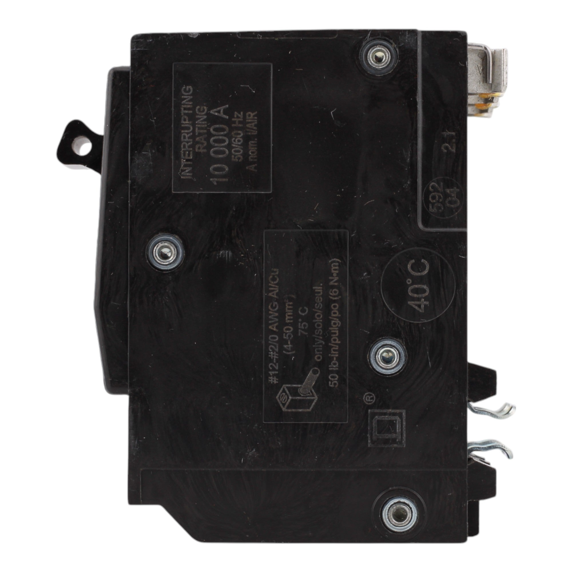 Square D QO3100, 100 Amps, 120/240 Volts, Triple Pole, Miniature Circuit Breaker, Standard Trip, Plug-In Mount, for QO Panels - Image 4