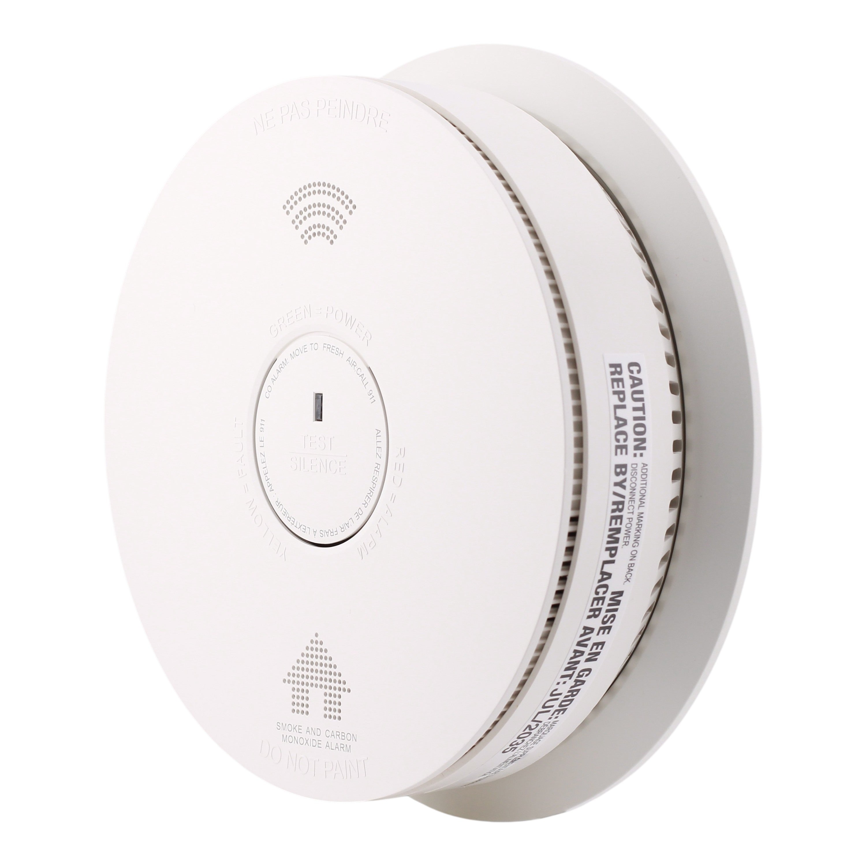 AH Lighting, AH886F, Combo Smoke & CO Alarm, 120V, Hardwired, 9V Backup, Interconnectable - Image 2