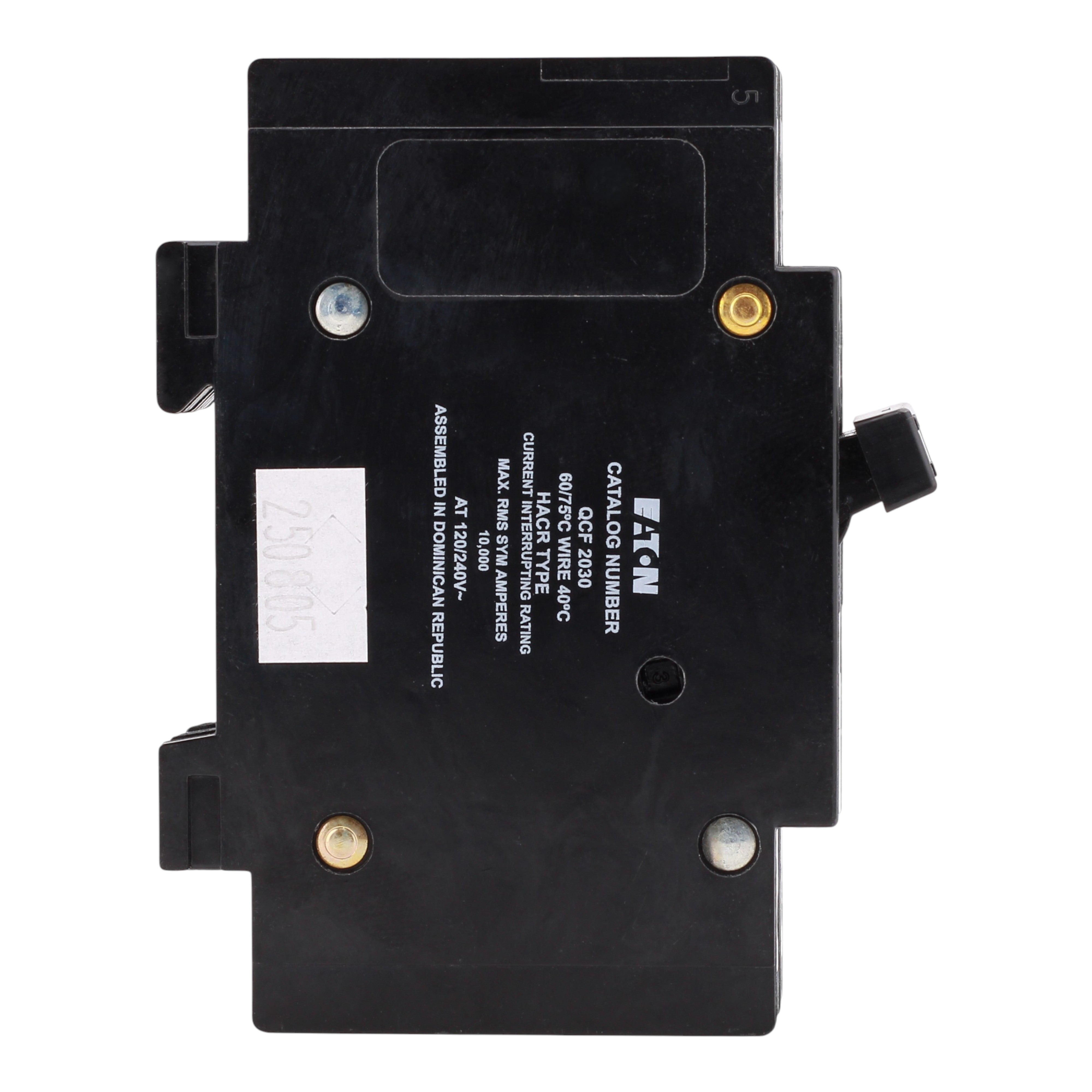 Eaton Quicklag QCF2030 30A 2P 120/240V Thermal-Magnetic Cable-In/Cable-Out Circuit Breaker - Image 5