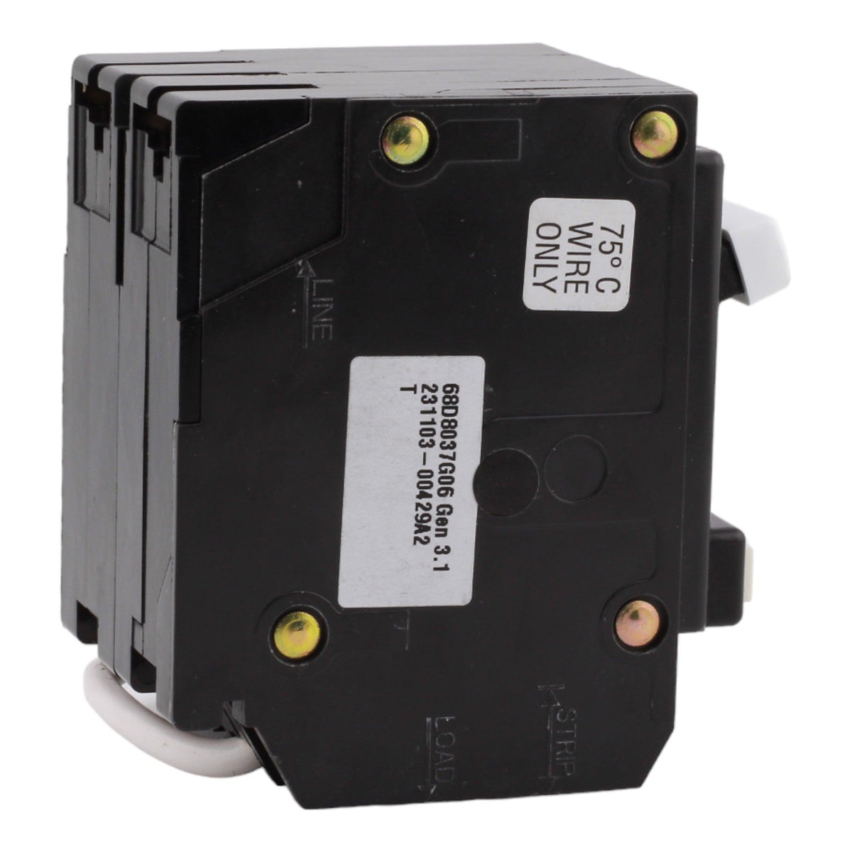 Eaton GFTCB250 50A 120/240V 2-pole GFCI Circuit Breaker Pigtail Neutral - Image 5