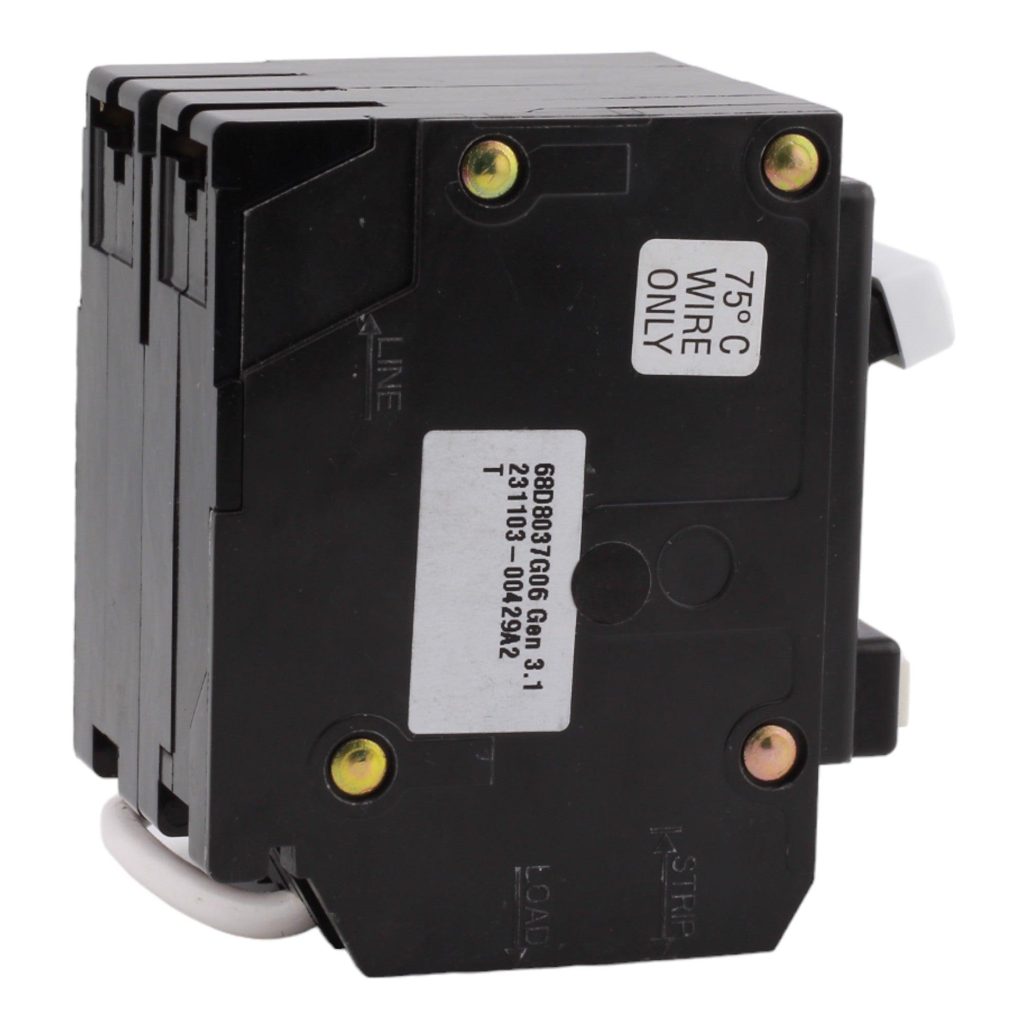 Eaton GFTCB250 50A 120/240V 2-pole GFCI Circuit Breaker Pigtail Neutral - Image 5