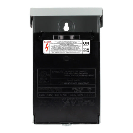 RES POWER, 60A, 120/240V, Non-Fused, Pull-Out AC Disconnect, UL listed - Image 3