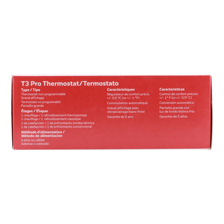 Resideo T3 Pro TH3110U2008 1H/1C Non-Programmable Thermostat - Image 5