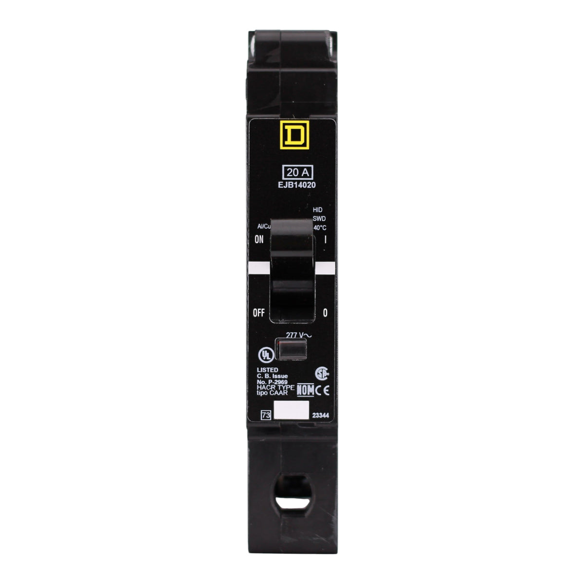 Square D E-Frame, EJB14020, 20A, 1P, 277V, 100kA, Bolt-On, Circuit Breaker - Image 5