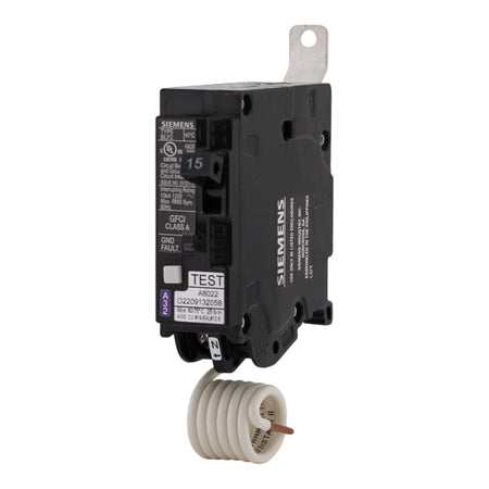 Siemens BLF, BF115A, 15A, 1P, 120V, GFCI, Bolt-On,  Pigtail Neutral, Circuit Breaker - Image 2
