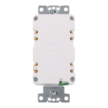Square D SQR51201WH X Series 20A 125V Tamper Resistant GFCI Outlet, Matte White Finish - Image 2