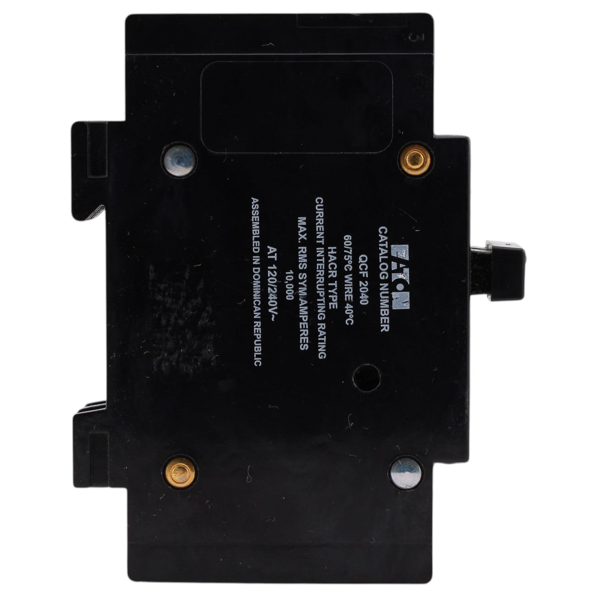 Eaton QCF, QCF2040, 40A, 2P, 120/240V, Thermal Magnetic, Circuit Breaker - Image 4