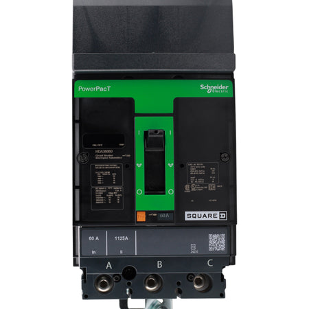 Square D HDA36060 Circuit breaker, PowerPacT H, 60A, 3 pole, 600VAC, 14kA, I-Line, ABC - Image 5