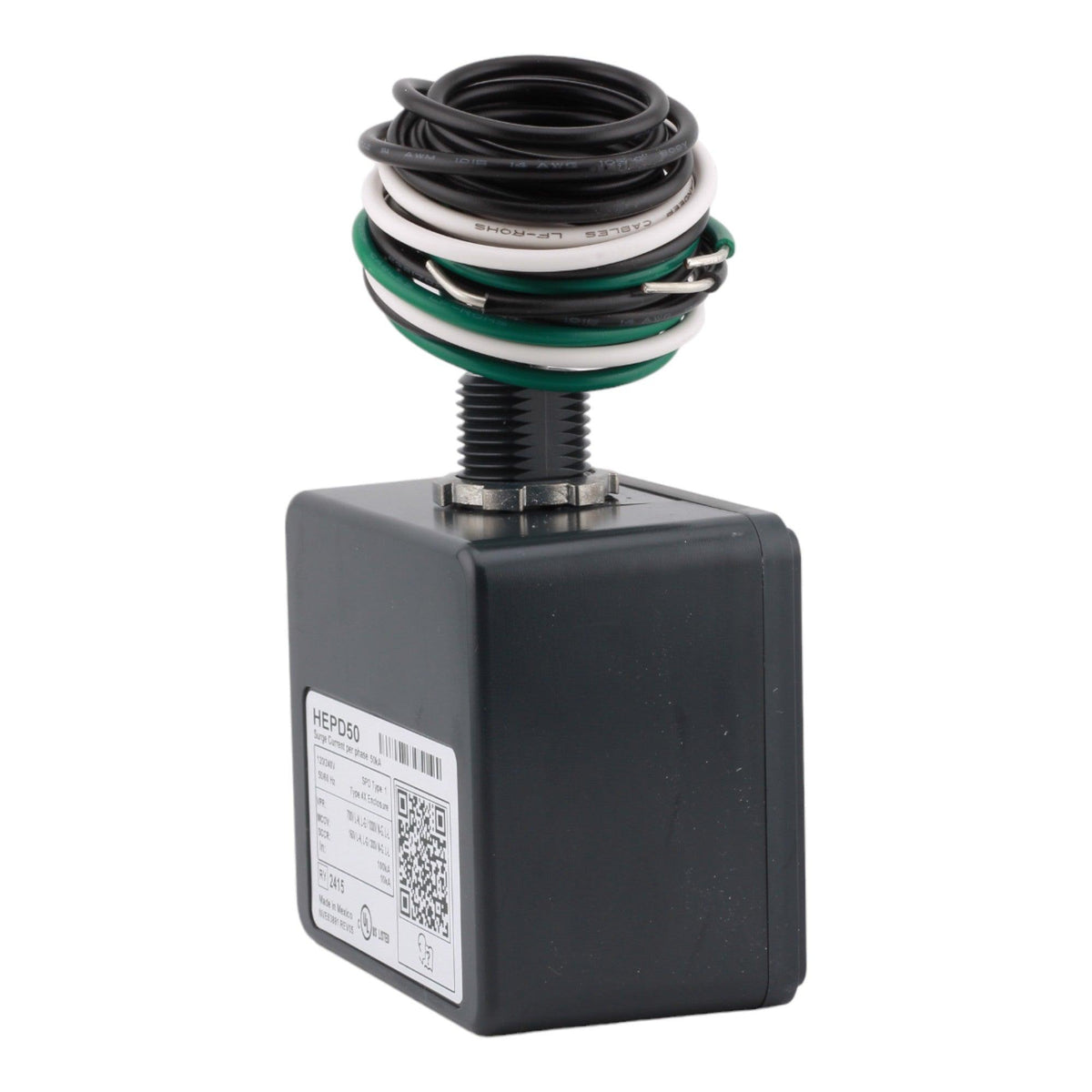 Square D HEPD50 Whole Home Surge Protective Device - 50kA Surge Current, 120/240V, Single Phase, 3-Wire - Image 6
