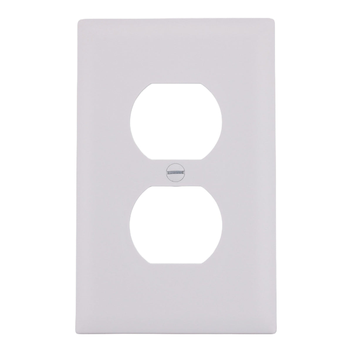 Pass & Seymour TradeMaster, TP8W, 1-Gang, Nylon Wall Plate, Duplex Receptacle, White - Image 4