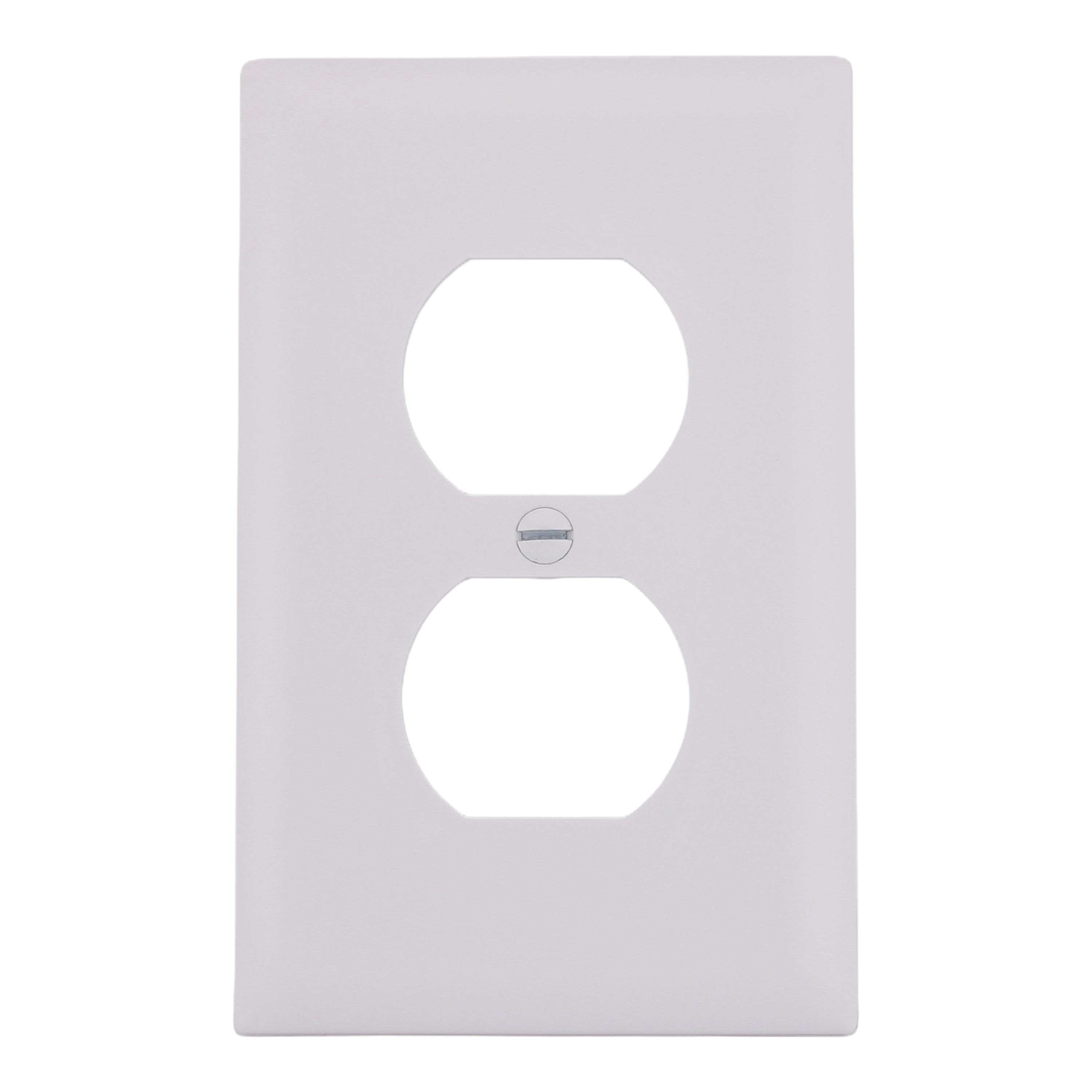 Pass & Seymour TradeMaster, TP8W, 1-Gang, Nylon Wall Plate, Duplex Receptacle, White - Image 4